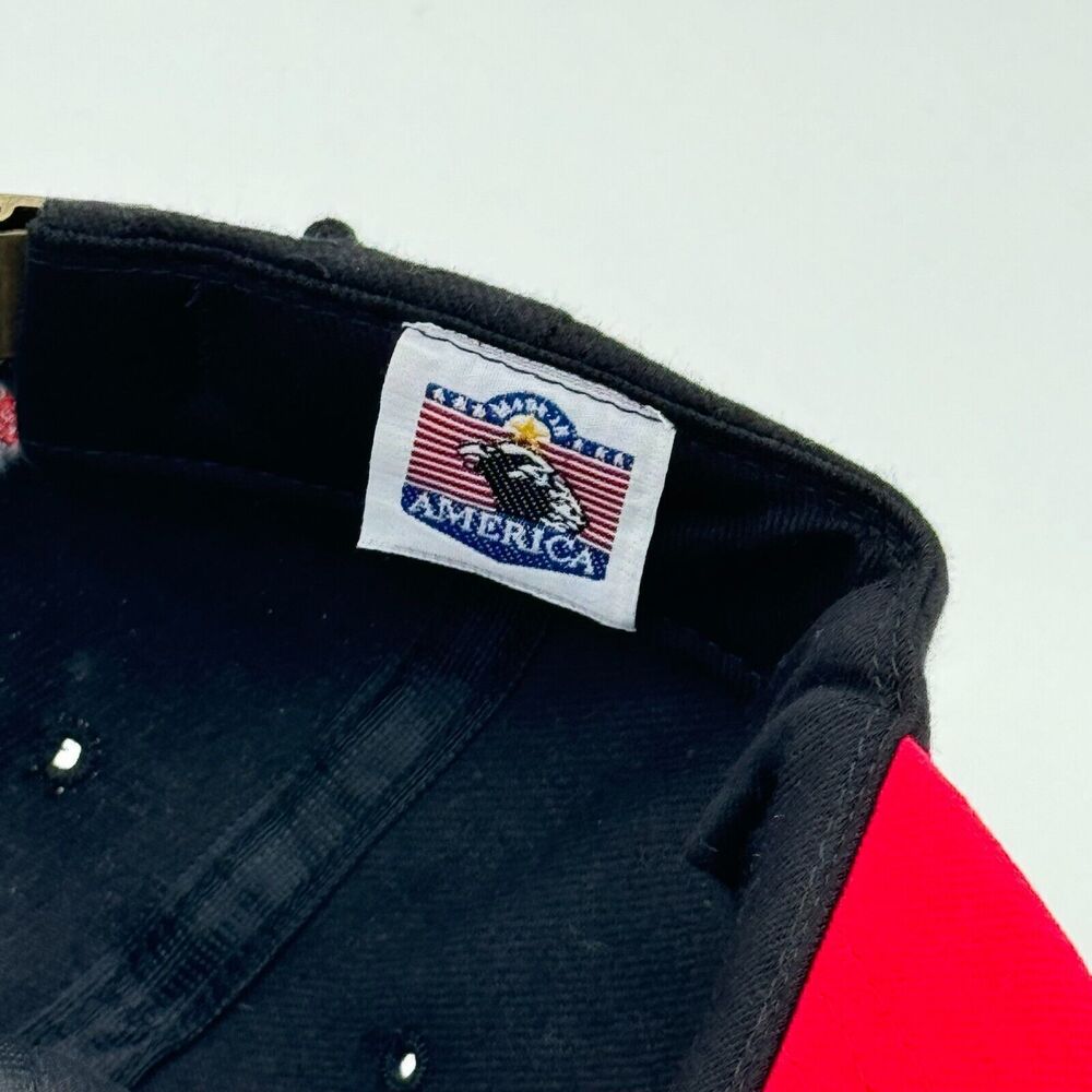 Vintage Nascar Sunoco Toledo Turnaround 2004 Hat Strap Back Adjustable Black Red - Picture 6 of 7